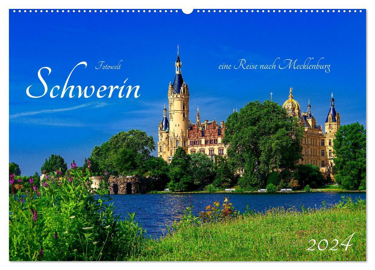 Cover: 9783383691676 | Schwerin Mecklenburg (Wandkalender 2024 DIN A2 quer), CALVENDO...