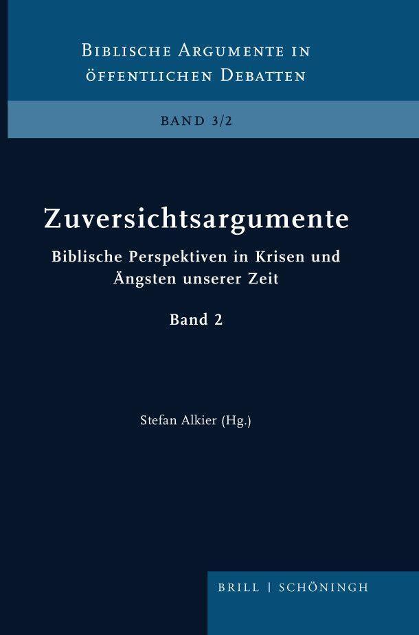 Cover: 9783506793478 | Zuversichtsargumente | Stefan Alkier | Buch | Brill Schöningh | 2022