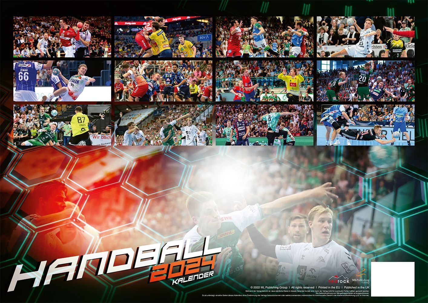 Bild: 9781960825148 | Handball 2024 Kalender | Uwe Gensheimer (u. a.) | Kalender | 14 S.