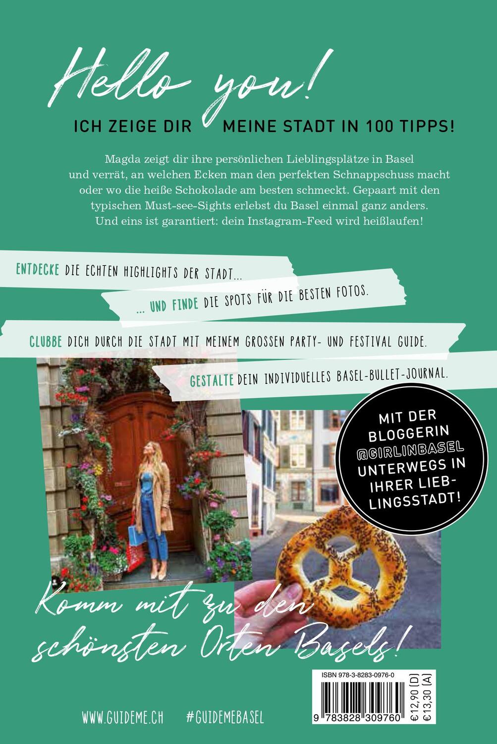 Rückseite: 9783828309760 | GuideMe Travel Book Basel - Reiseführer | Magdalena Getreuer | Buch