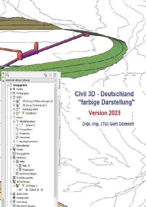 Cover: 9783756552320 | Civil 3D-Deutschland, Version 2023 "farbige Darstellung" (für...