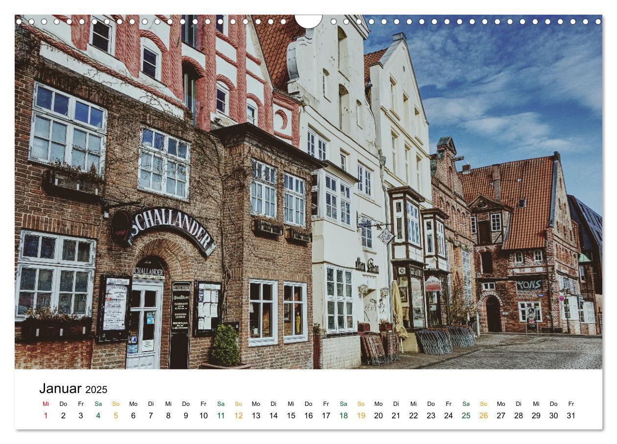 Bild: 9783435052615 | Lüneburg (Wandkalender 2025 DIN A3 quer), CALVENDO Monatskalender