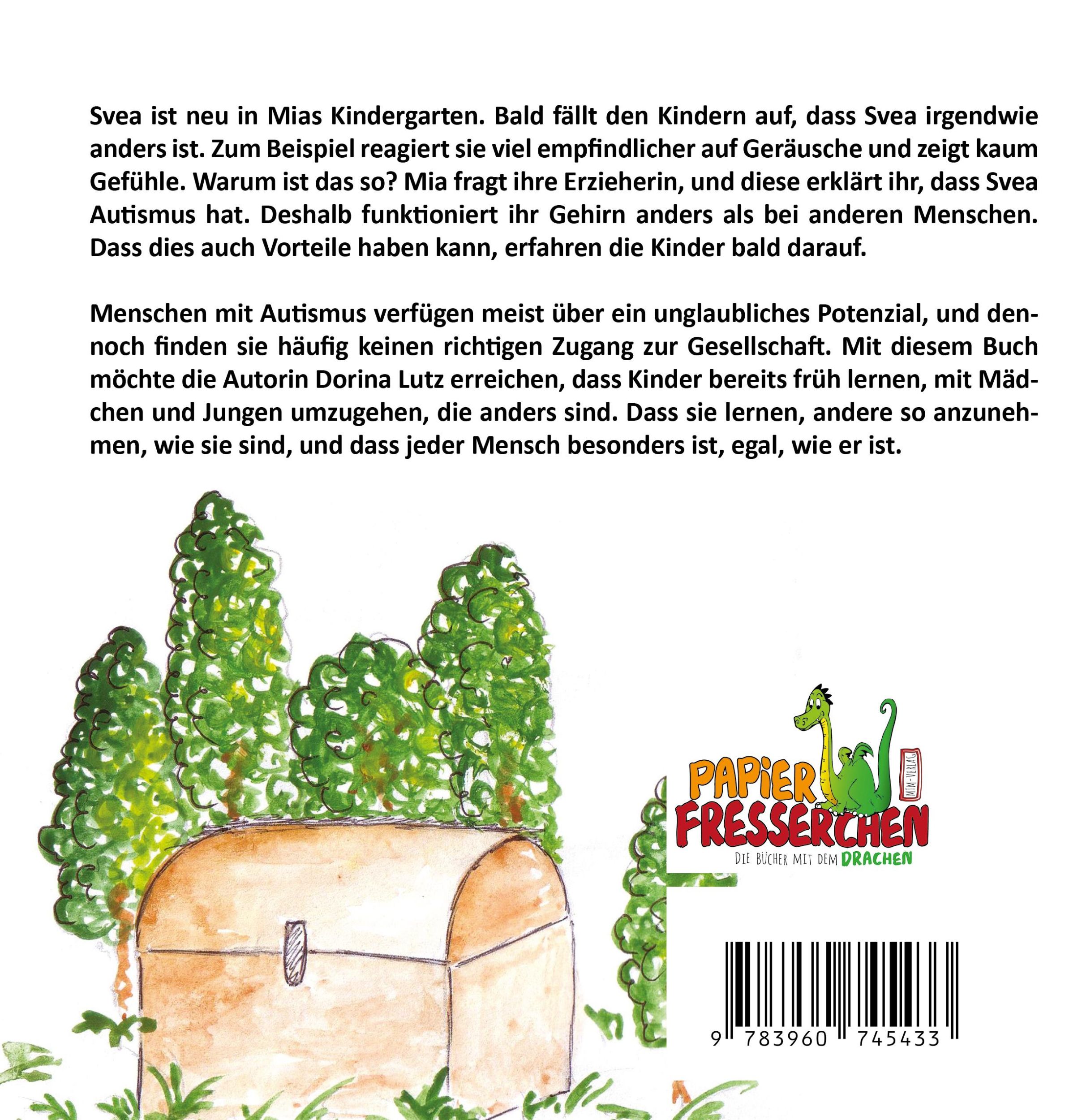 Rückseite: 9783960745433 | Svea ist besonders | Dorina Lutz | Taschenbuch | 40 S. | Deutsch