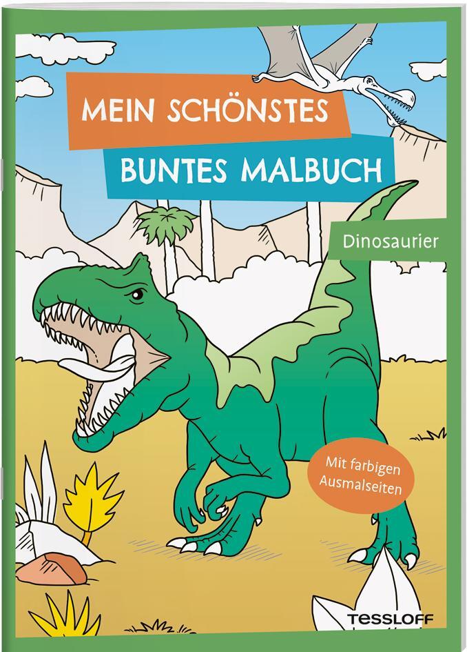 Cover: 9783788645168 | Mein schönstes buntes Malbuch. Dinosaurier | Broschüre | 32 S. | 2023