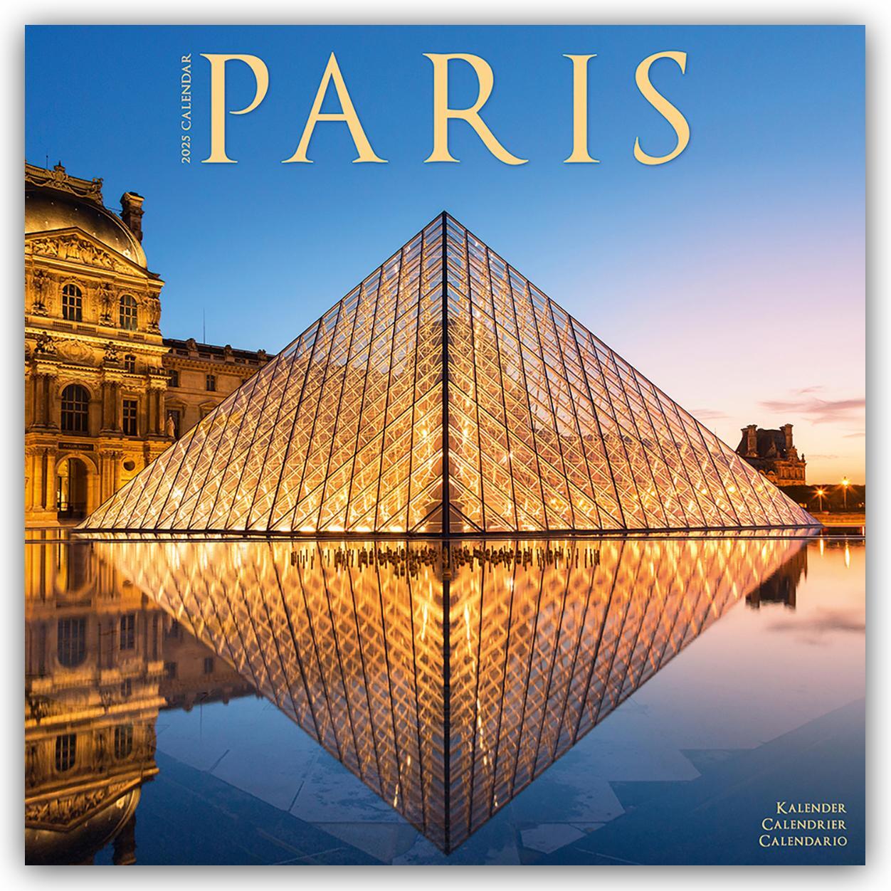 Cover: 9781804604809 | Paris 2025 - 16-Monatskalender | Avonside Publishing Ltd | Kalender