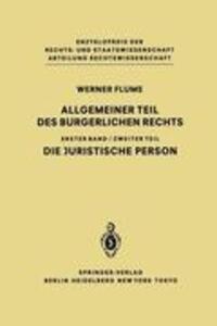 Cover: 9783540126010 | Allgemeiner Teil des Bürgerlichen Rechts | Werner Flume | Buch | 1983