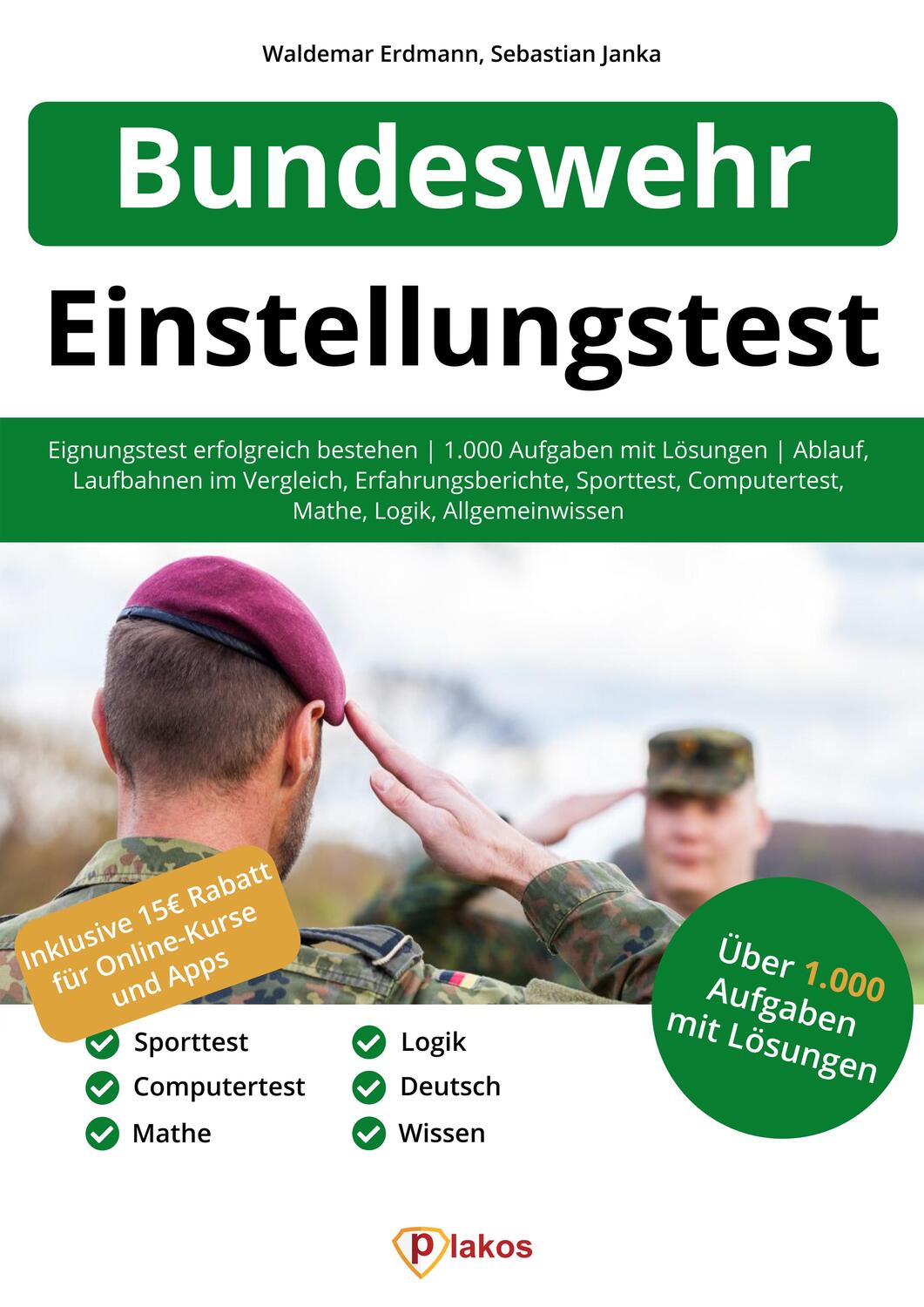 Cover: 9783948144760 | Einstellungstest Bundeswehr | Waldemar Erdmann (u. a.) | Taschenbuch