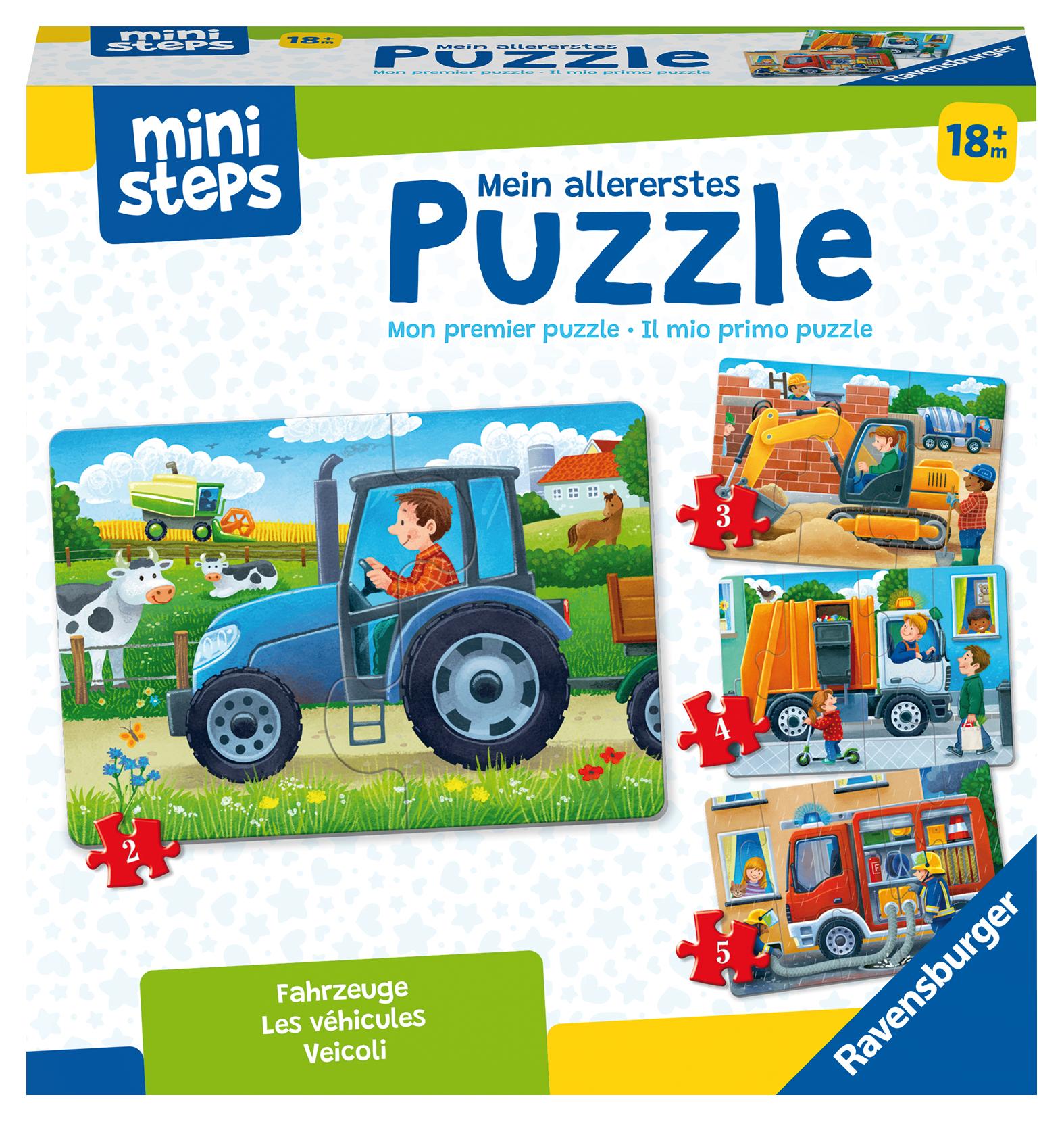 Cover: 4005556041947 | Ravensburger ministeps 4194 Mein allererstes Puzzle: Fahrzeuge - 4...