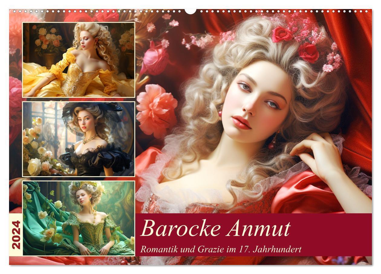 Cover: 9783383672101 | Barocke Anmut. Romantik und Grazie im 17. Jahrhundert (Wandkalender...
