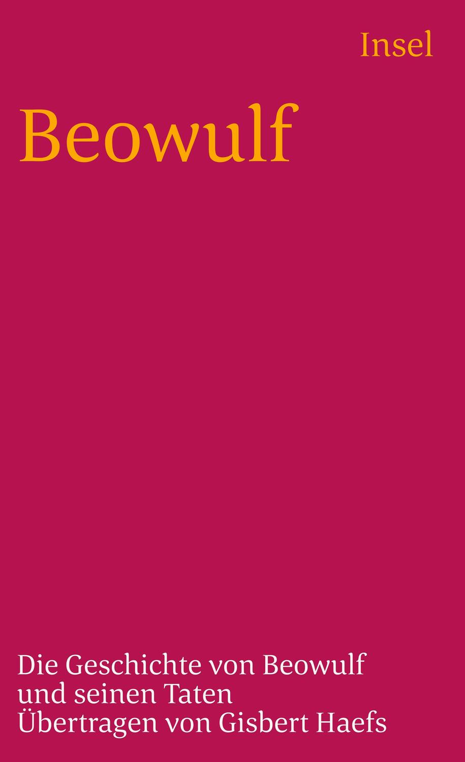 Cover: 9783458350064 | Beowulf | Die Geschichte von Beowulf und seinen Taten | Taschenbuch