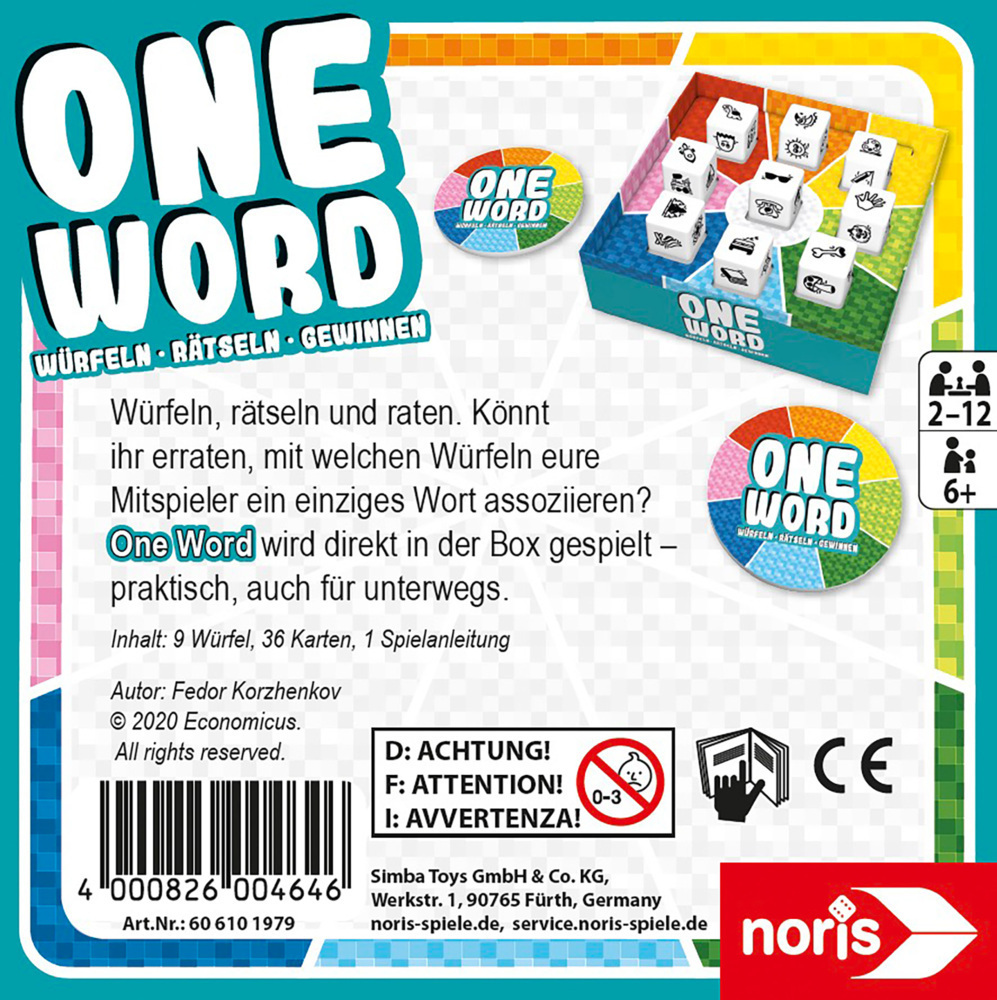 Bild: 4000826004646 | One Word (Kinderspiel) | Spiel | In Geschenkbox | 606101979 | Deutsch
