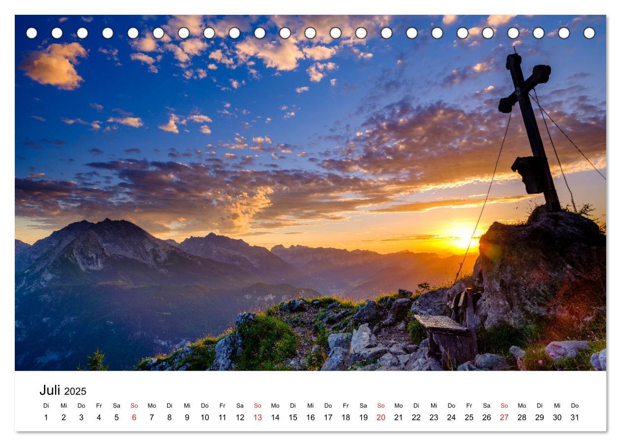 Bild: 9783435153879 | Berchtesgadener Berge im Licht (Tischkalender 2025 DIN A5 quer),...