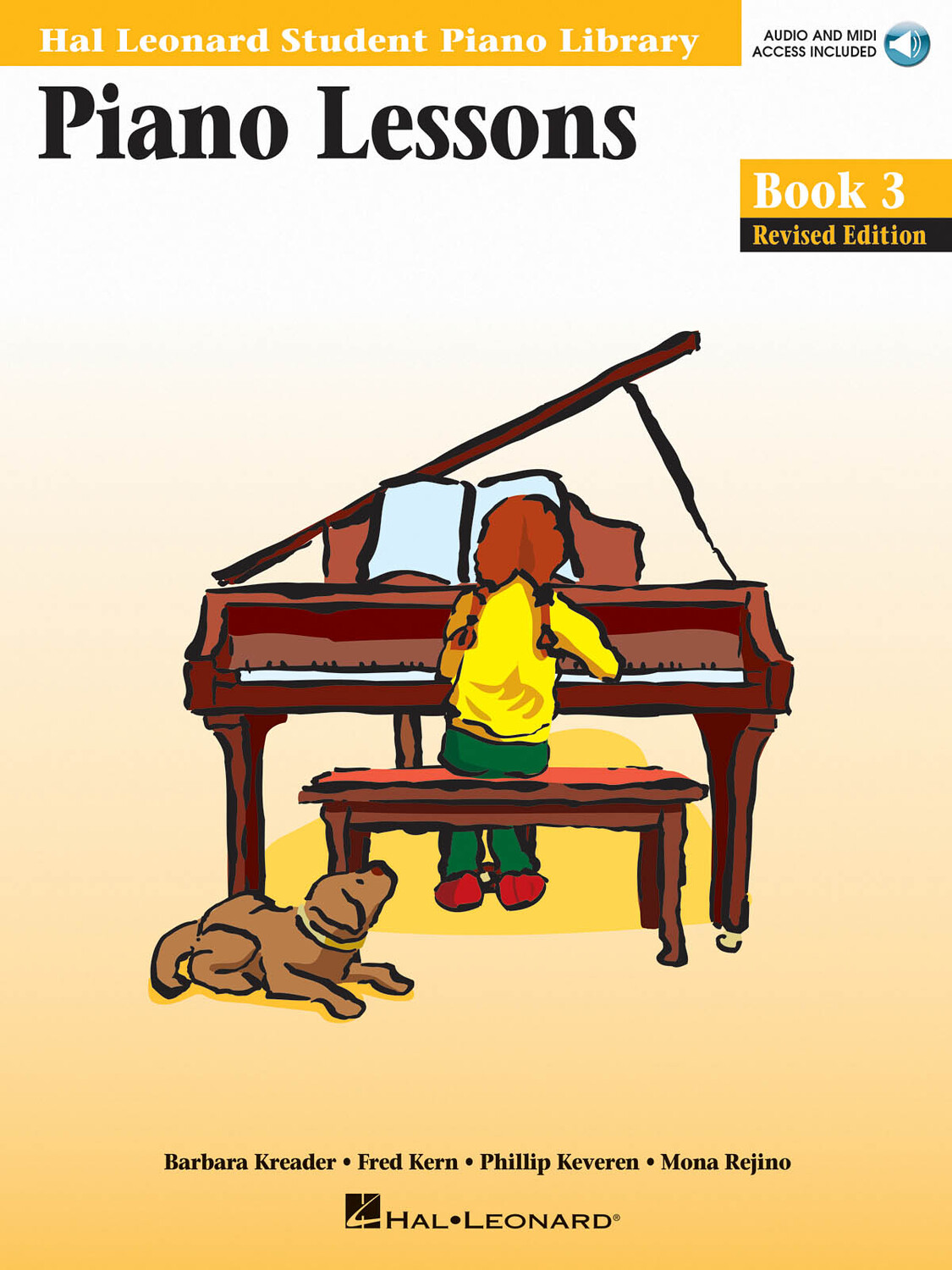 Cover: 73999980677 | Piano Lessons Book 3 &amp; Audio | Hal Leonard Student Piano Library