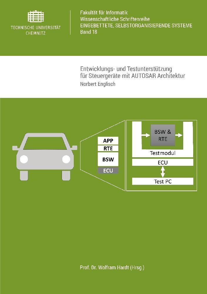 Cover: 9783961001699 | Entwicklungs- und Testunterstützung für Steuergeräte mit AUTOSAR...