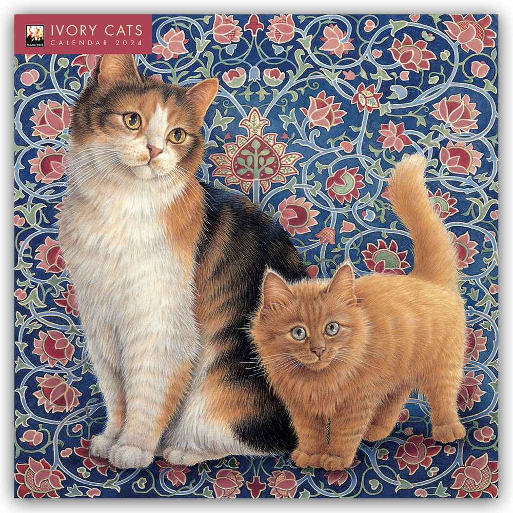 Cover: 9781804173992 | Ivory Cats - Lesley Anne Ivorys Katzen 2024 | Flame Tree Publishing