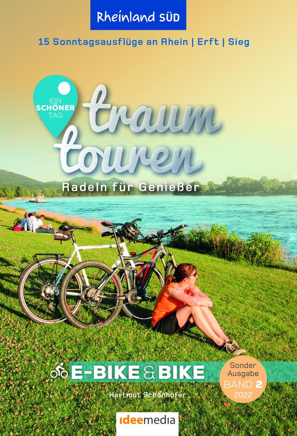 Cover: 9783942779555 | Traumtouren E-Bike & Bike Band 2. Rheinland Süd | Hartmut Schönhöfer
