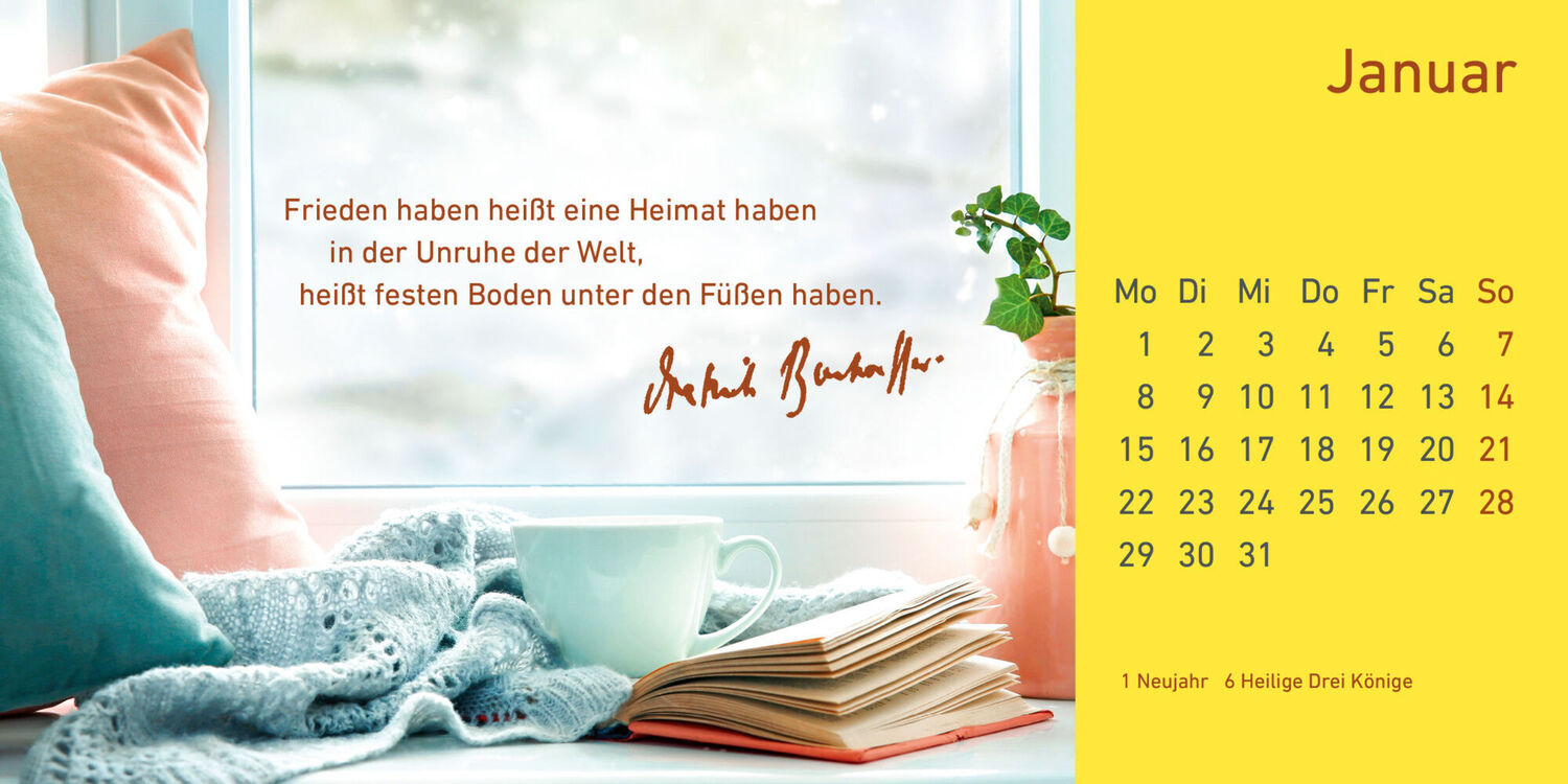 Bild: 9783579079271 | Jahres-Geleit 2024 | Dietrich Bonhoeffer | Kalender | 13 S. | Deutsch
