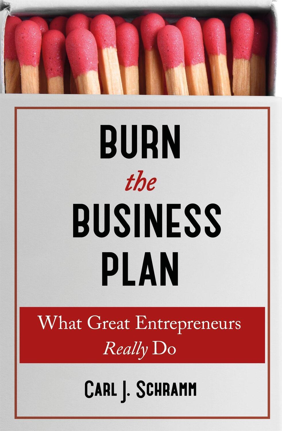 Cover: 9781473606913 | Burn The Business Plan | What Great Entrepreneurs Really Do | Schramm
