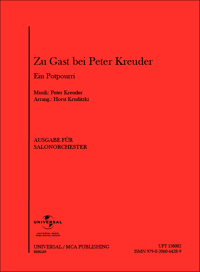 Cover: 9790206064289 | Zu Gast bei Peter Kreuder | Peter Kreuder | Stimmensatz | UFT
