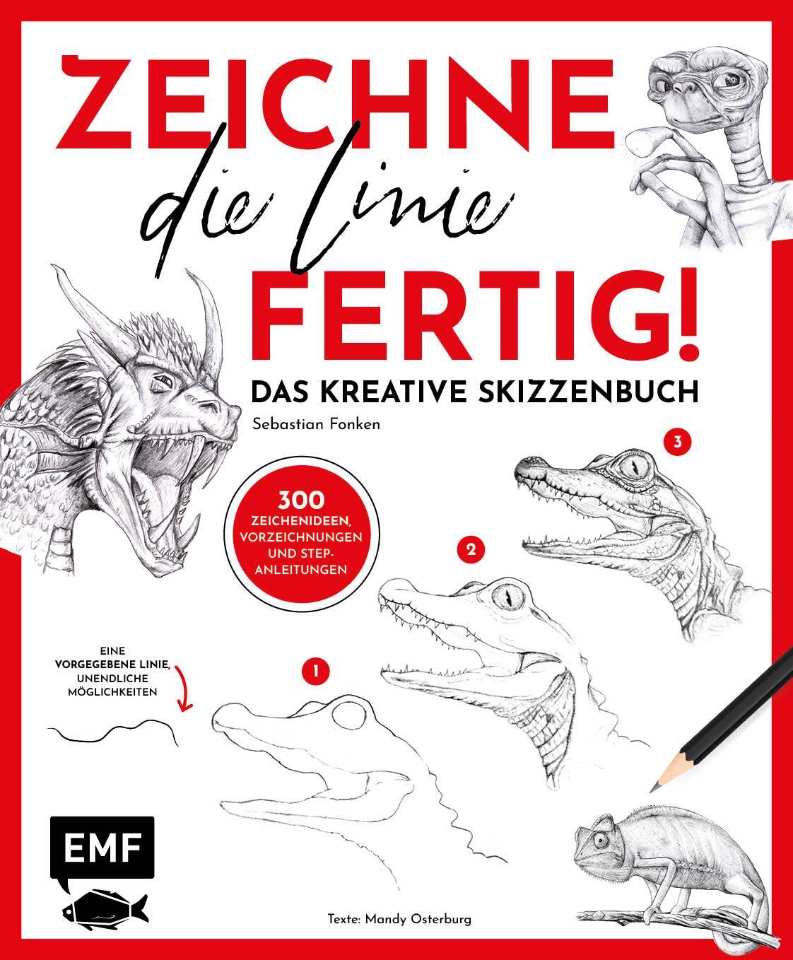 Cover: 9783745916447 | Zeichne die Linie fertig! | Sebastian Fonken | Taschenbuch | 144 S.