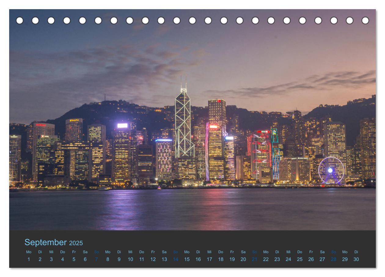 Bild: 9783435385874 | Hong Kong - Skylines (Tischkalender 2025 DIN A5 quer), CALVENDO...