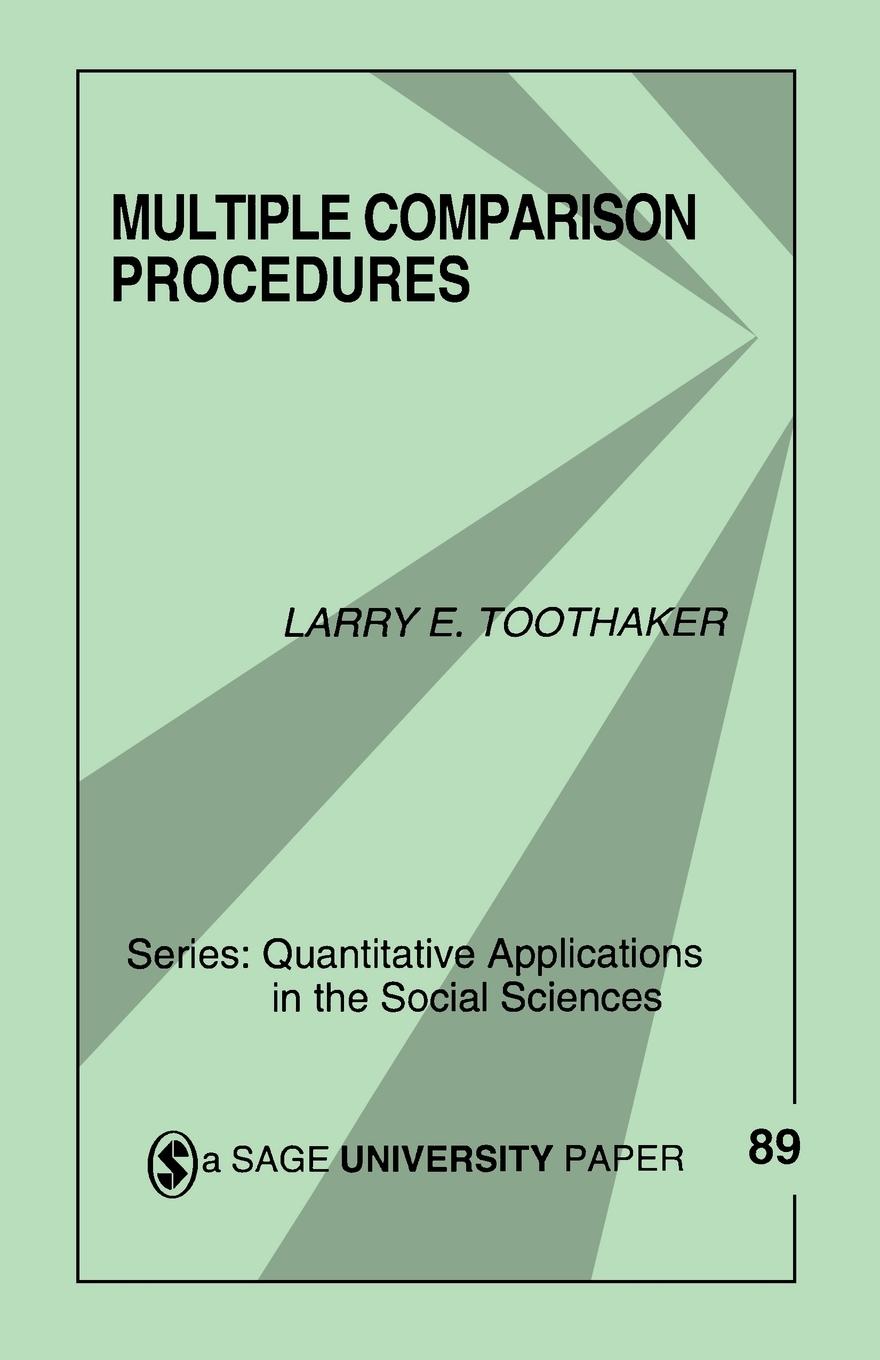 Cover: 9780803941779 | Multiple Comparison Procedures | Larry E. Toothaker | Taschenbuch