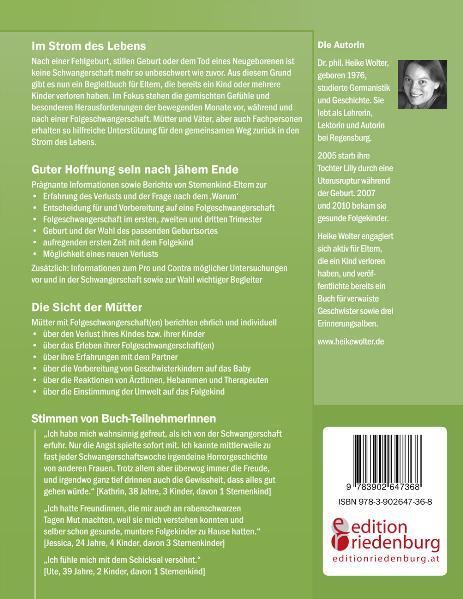 Rückseite: 9783902647368 | Meine Folgeschwangerschaft - Begleitbuch für Schwangere, ihre...