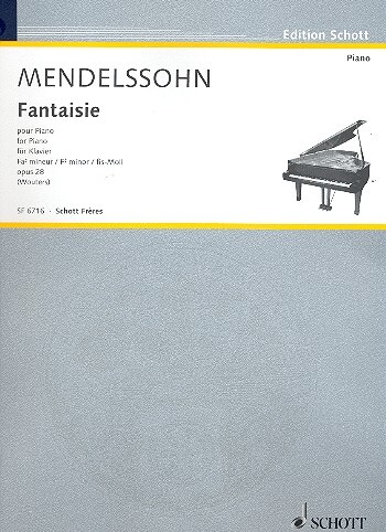 Cover: 9790543506602 | Fantasie fis-Moll op.28 für Klavier | Felix Mendelssohn Bartholdy