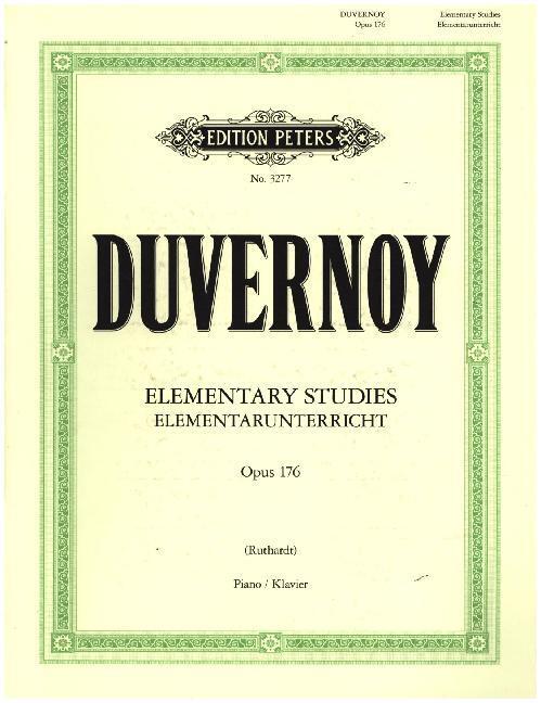 Cover: 9790014015329 | Elementarunterricht für Anfänger op. 176 | Duvernoy (u. a.) | Deutsch