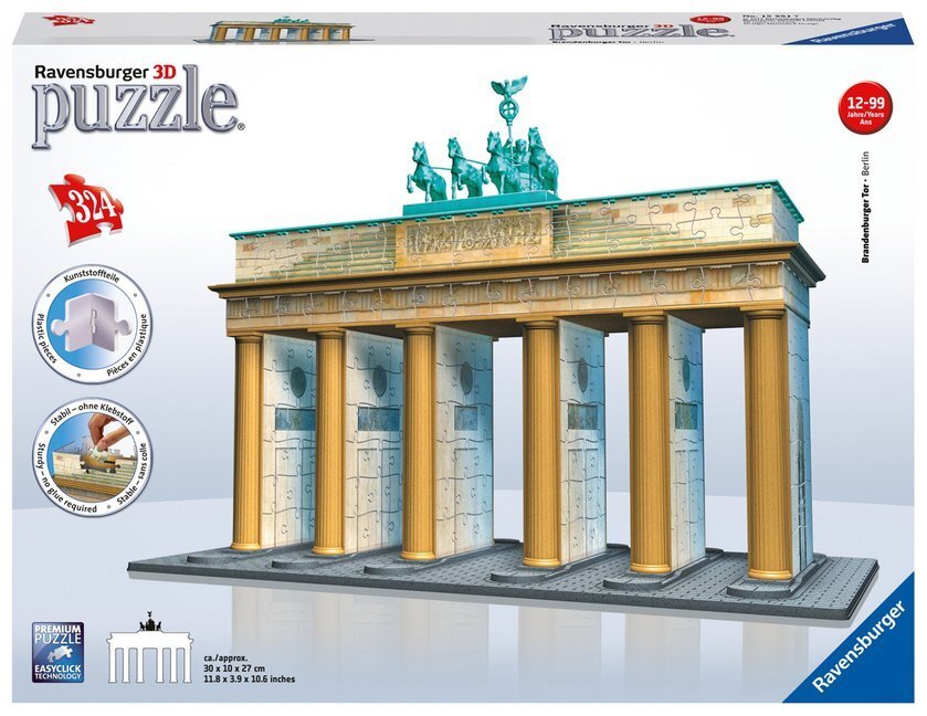 Cover: 4005556125517 | Ravensburger 3D Puzzle 12551 Brandenburger Tor - 324 Teile - Das...