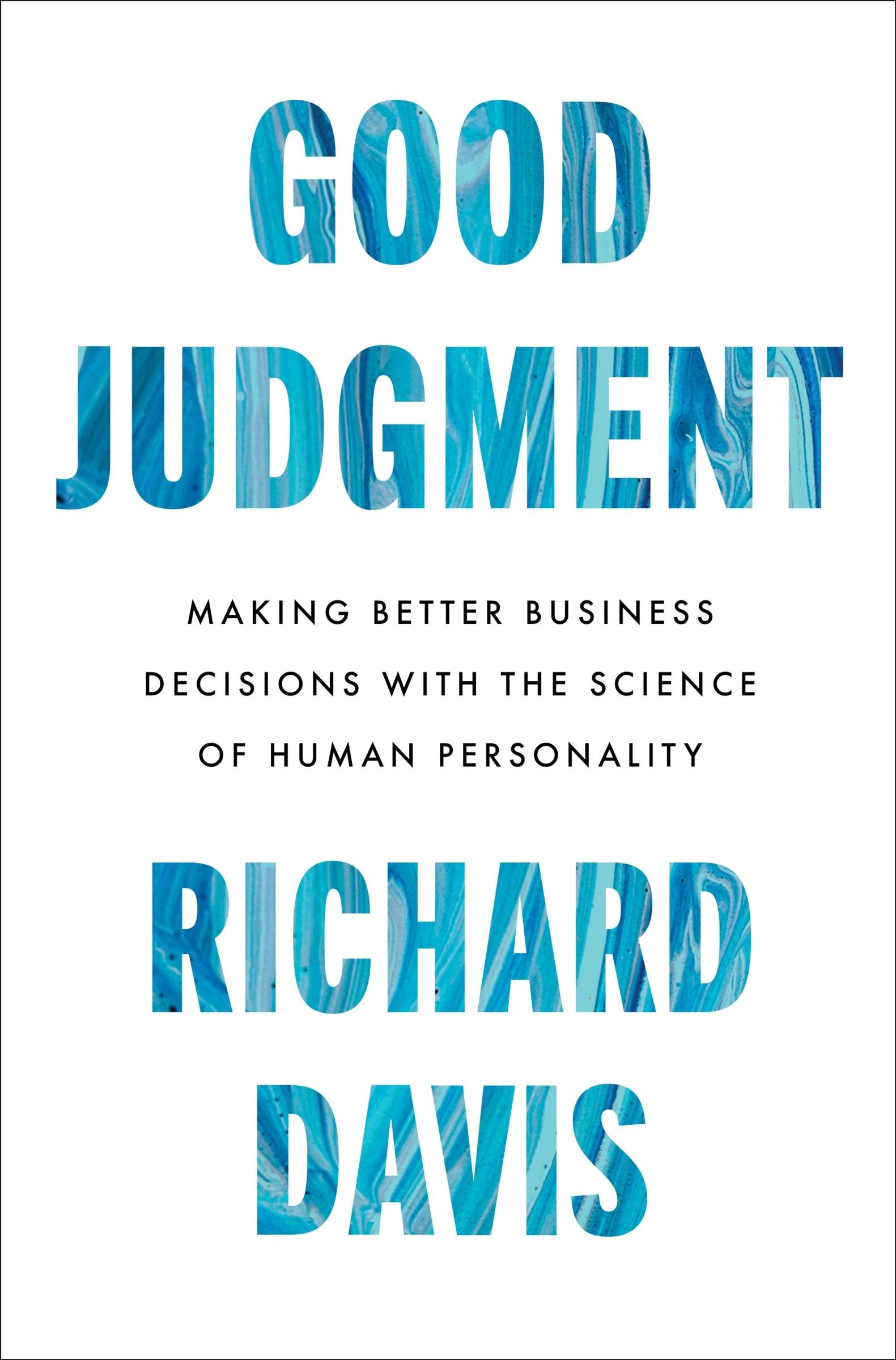 Cover: 9780063293670 | Good Judgment | Richard Davis | Buch | Englisch | 2024