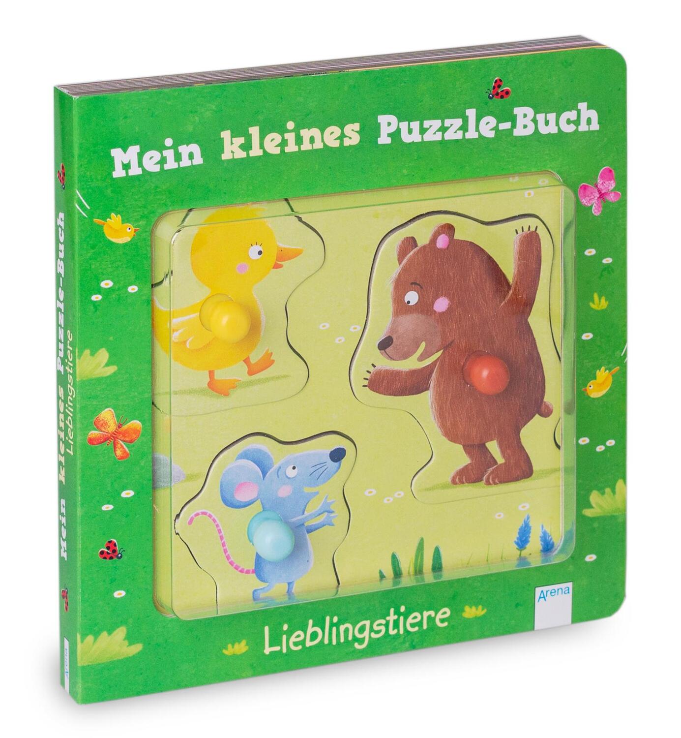 Cover: 9783401714660 | Mein kleines Puzzle-Buch. Lieblingstiere | Franziska Jaekel | Buch