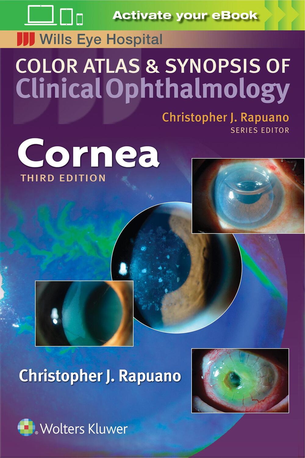 Cover: 9781496366818 | Cornea (Color Atlas and Synopsis of Clinical Ophthalmology) | Rapuano