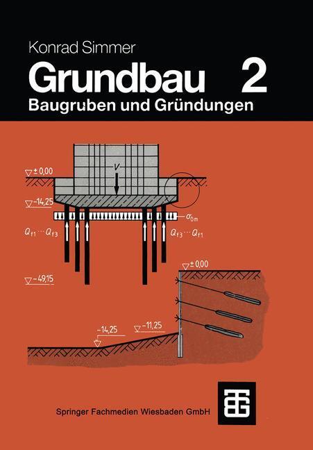 Cover: 9783322940759 | Grundbau | Teil 2 Baugruben und Gründungen | Konrad Simmer | Buch