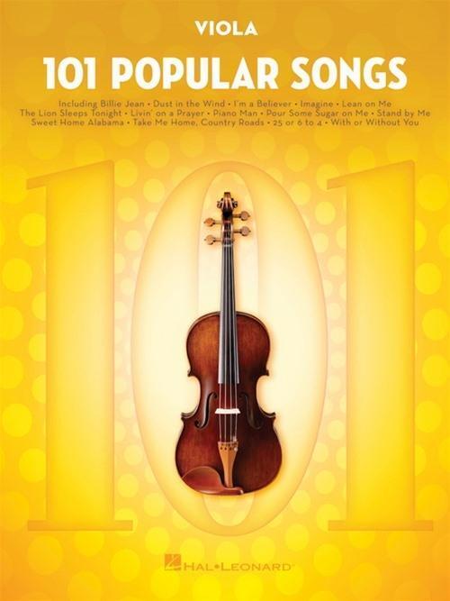Cover: 9781495090318 | 101 Popular Songs | For Viola | Hal Leonard Publishing Corporation