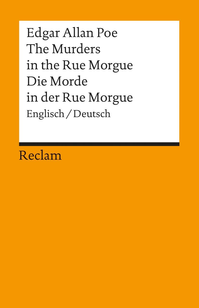 Cover: 9783150021767 | Die Morde in der Rue Morgue | Edgar Allan Poe | Taschenbuch | Deutsch