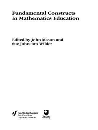 Cover: 9780415326988 | Fundamental Constructs in Mathematics Education | Taschenbuch | 2004