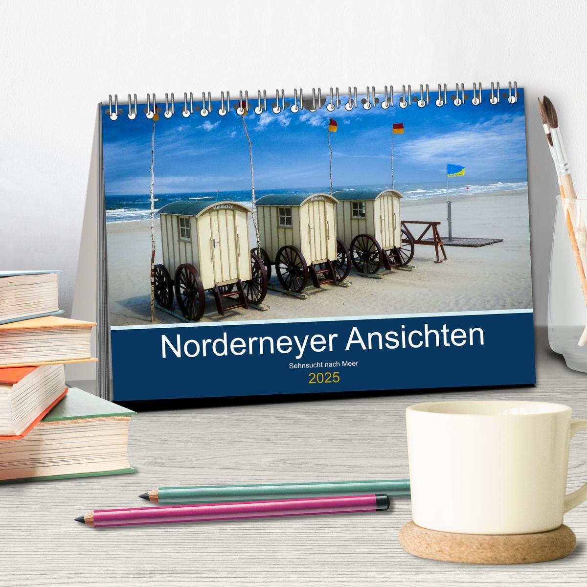 Bild: 9783435029389 | Norderneyer Ansichten (Tischkalender 2025 DIN A5 quer), CALVENDO...