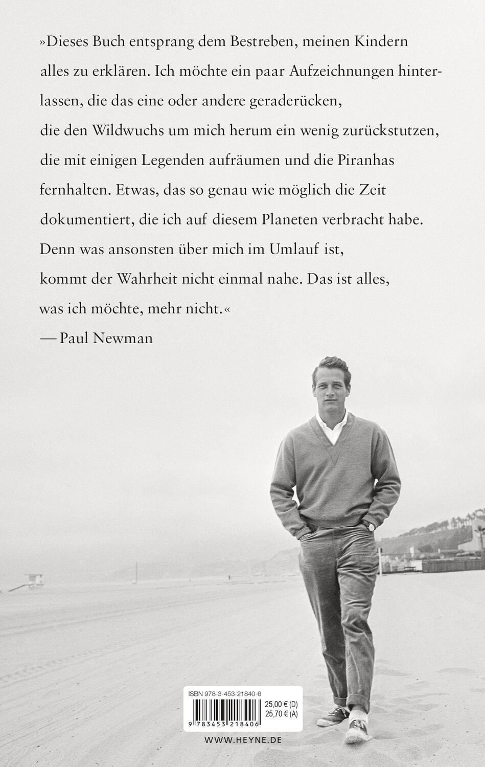 Bild: 9783453218406 | Das außergewöhnliche Leben eines ganz normalen Mannes | Paul Newman
