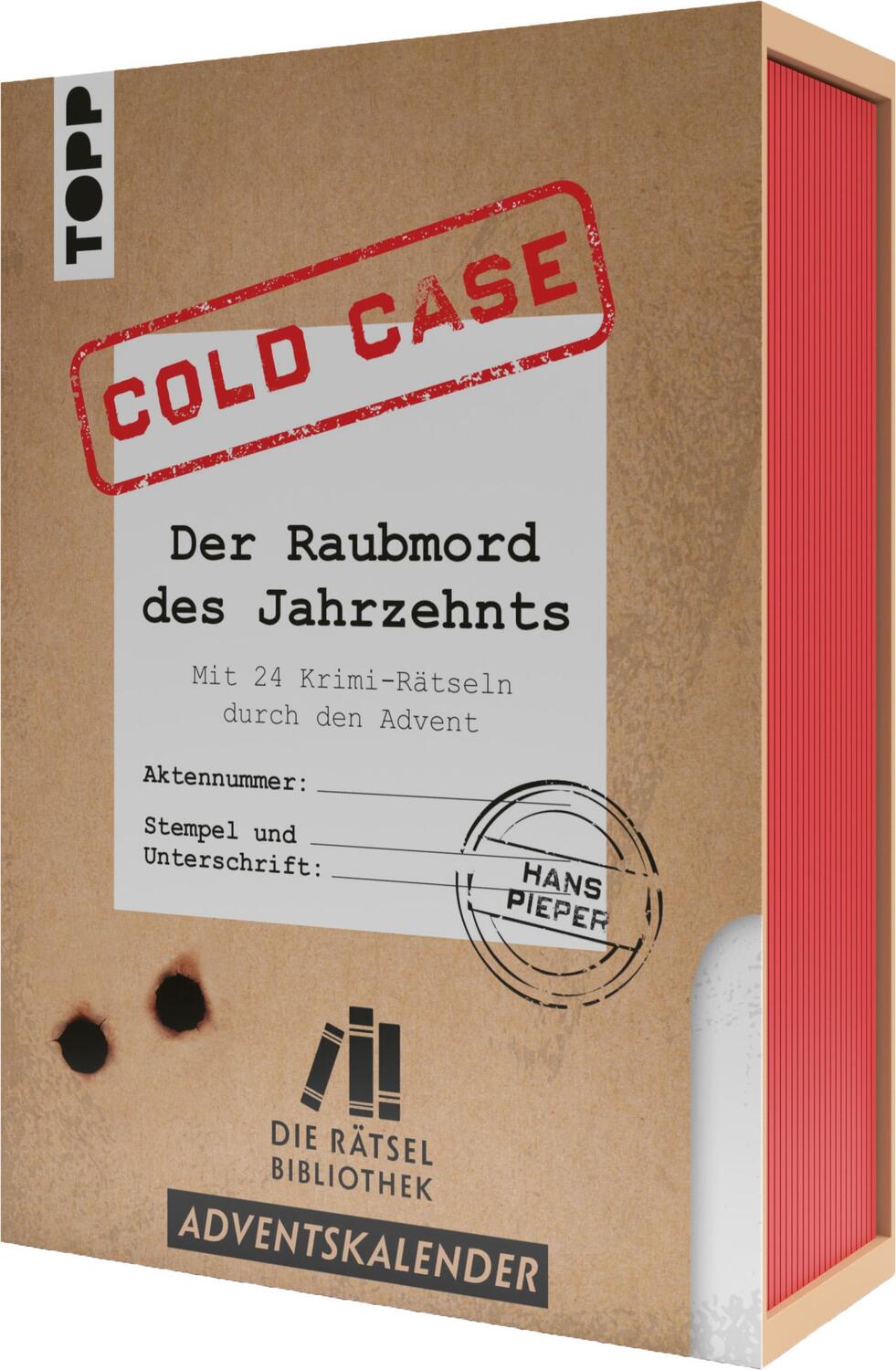 Cover: 9783735851932 | Die Rätselbibliothek. Adventskalender - Cold Case: Der Raubmord des...