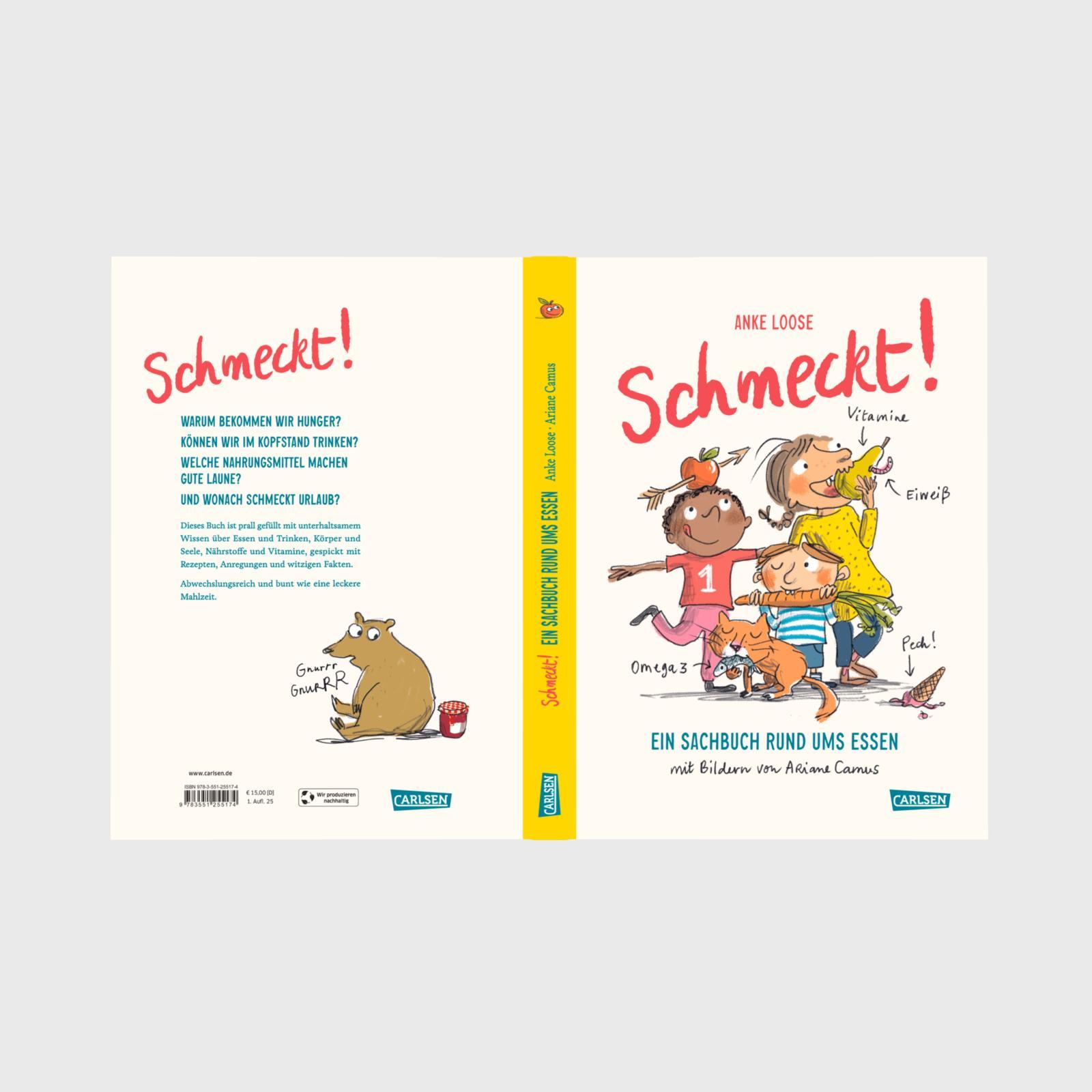 Bild: 9783551255174 | Schmeckt! | Ein Sachbuch rund ums Essen | Anke Loose | Buch | 64 S.