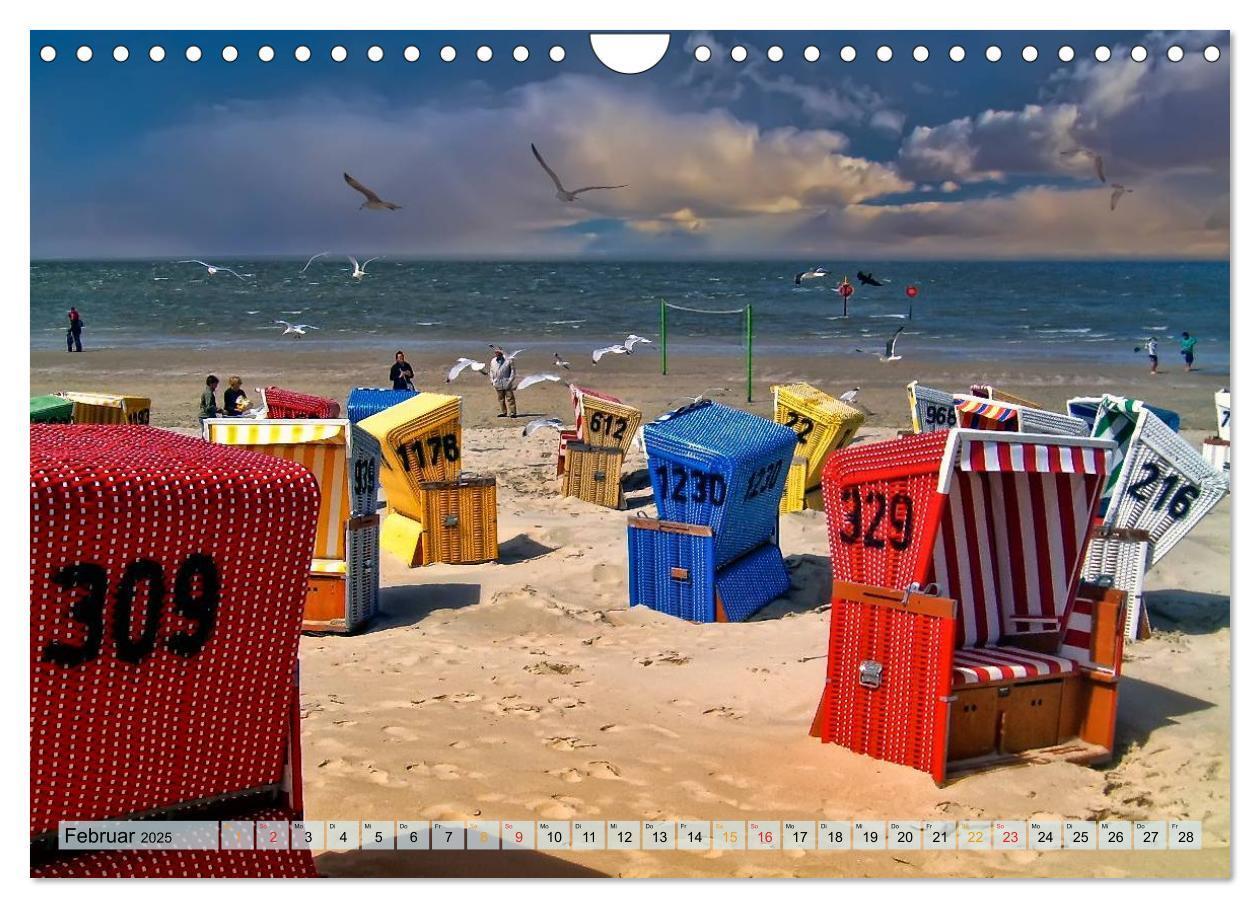 Bild: 9783435545957 | Strandvergnügen - an Nordsee und Ostsee (Wandkalender 2025 DIN A4...