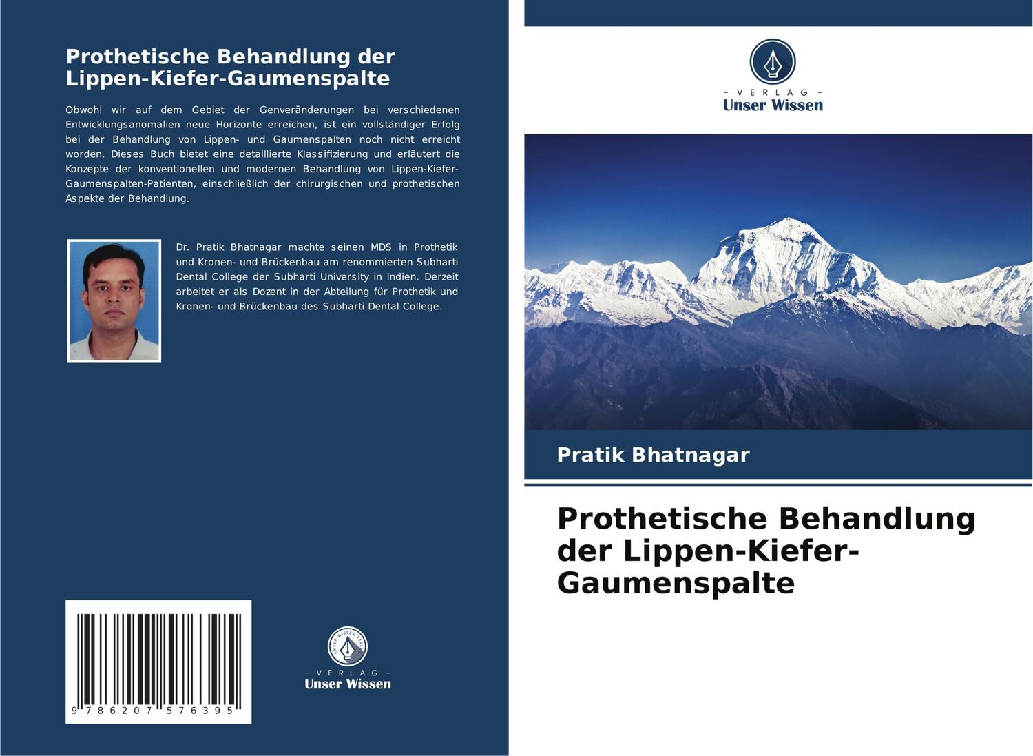 Cover: 9786207576395 | Prothetische Behandlung der Lippen-Kiefer-Gaumenspalte | Bhatnagar