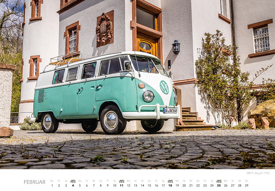 Bild: 9783966646826 | Kalender Bus-Feeling 2024 | Die schönste Modelle des Klassikers | 2024