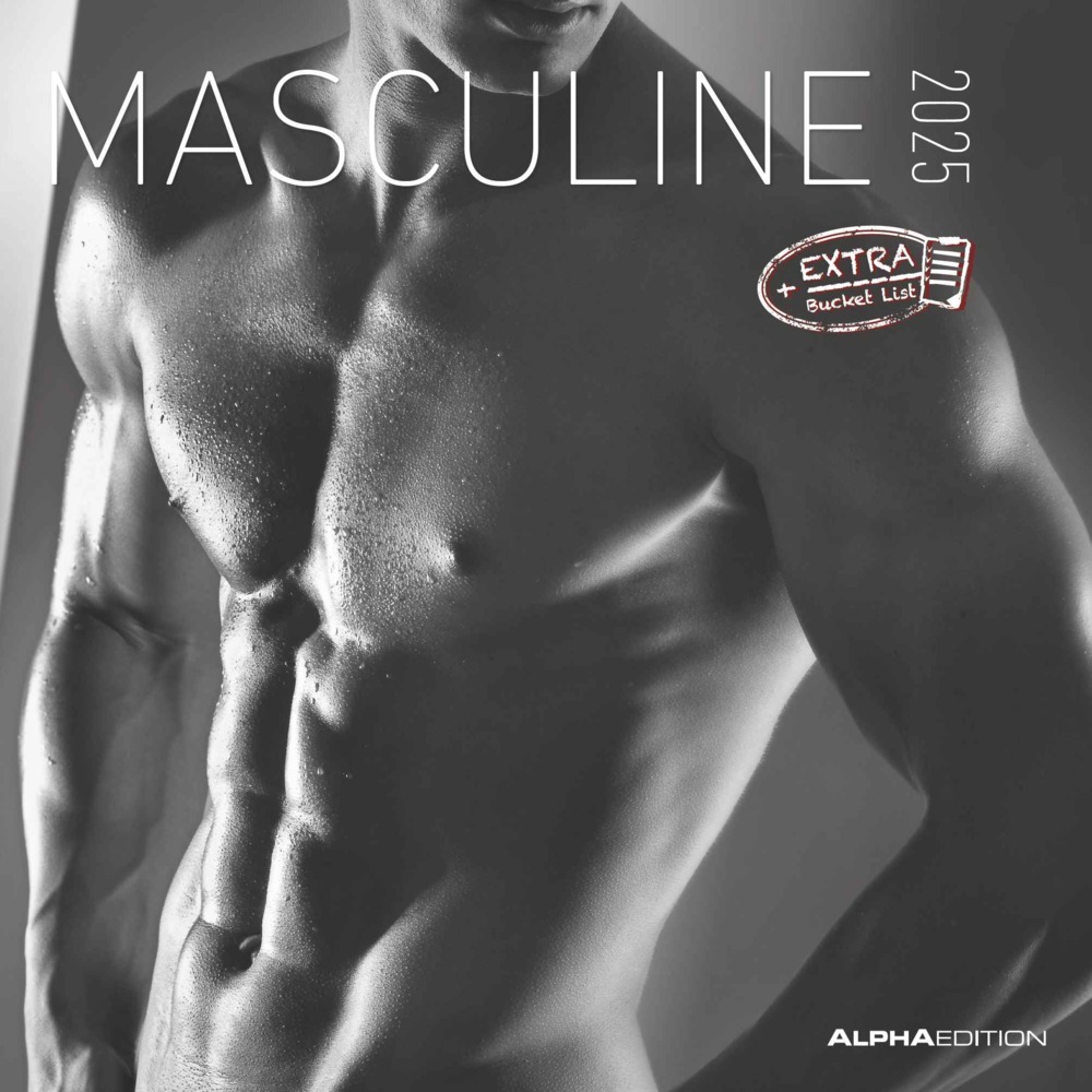 Cover: 4251732343095 | Alpha Edition - Masculine 2025 Broschürenkalender, 30x30cm,...