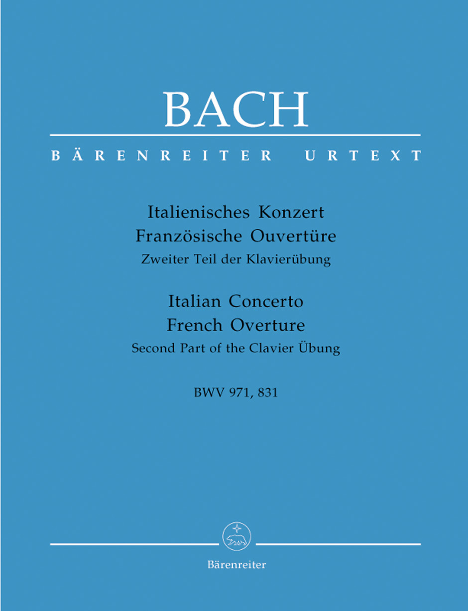 Cover: 9790006466160 | Italienisches Konzert/Französische Ouvertüre BWV 971,831 | Bach | 2019