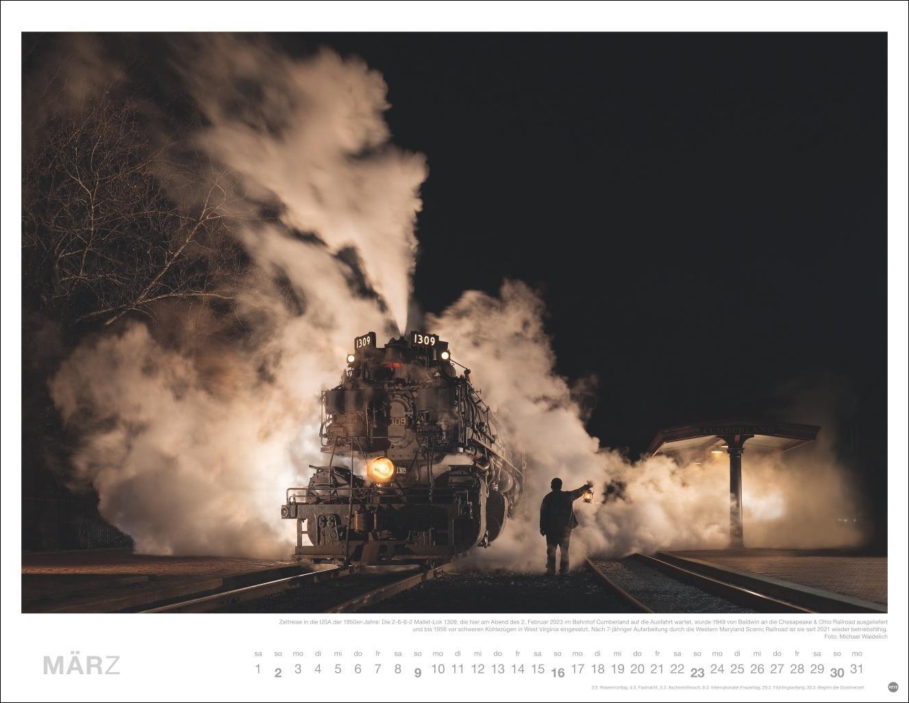 Bild: 9783756405152 | Eisenbahn Romantik Posterkalender 2025 | Kalender | Spiralbindung