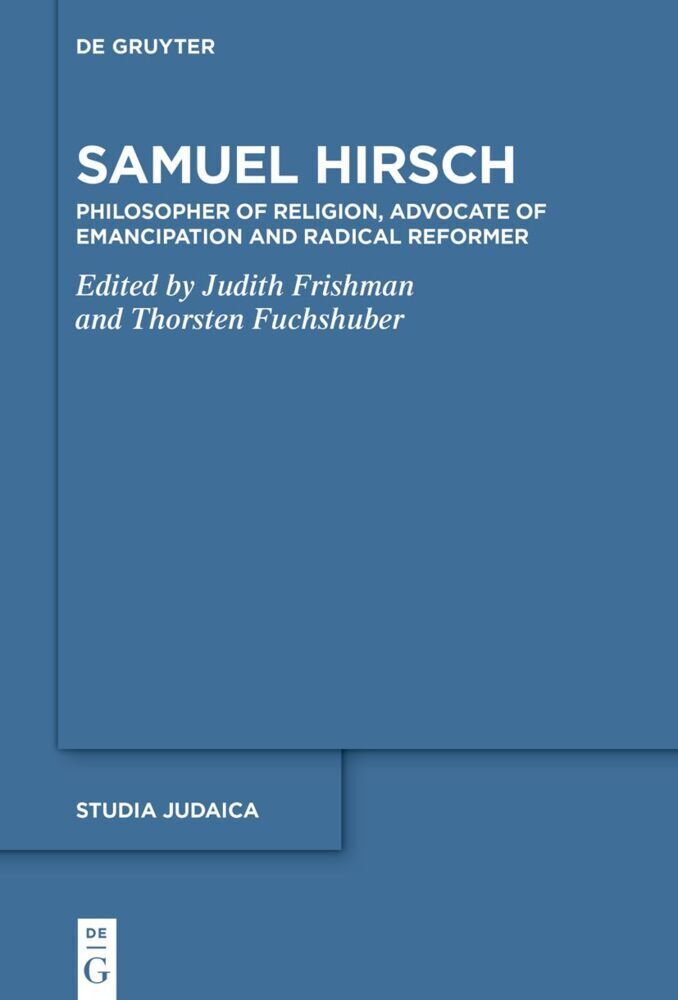 Cover: 9783110464344 | Samuel Hirsch | Judith Frishman (u. a.) | Buch | Deutsch | 2022