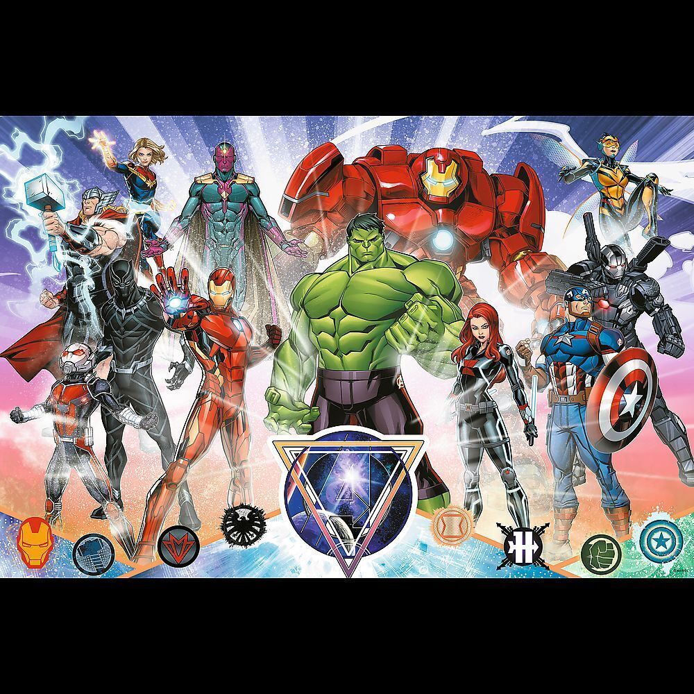 Bild: 5900511500233 | Junior Super Shape XL Puzzle 160 Teile - Marvel Avengers | Spiel