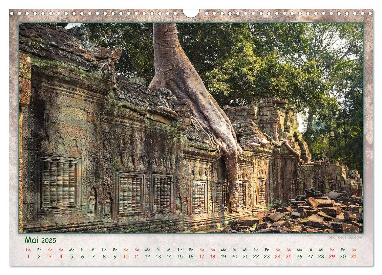 Bild: 9783435471485 | Kambodscha, Angkor Thom, Angkor Wat und Bayon (Wandkalender 2025...